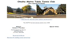 Desktop Screenshot of omahatabletennisclub.com